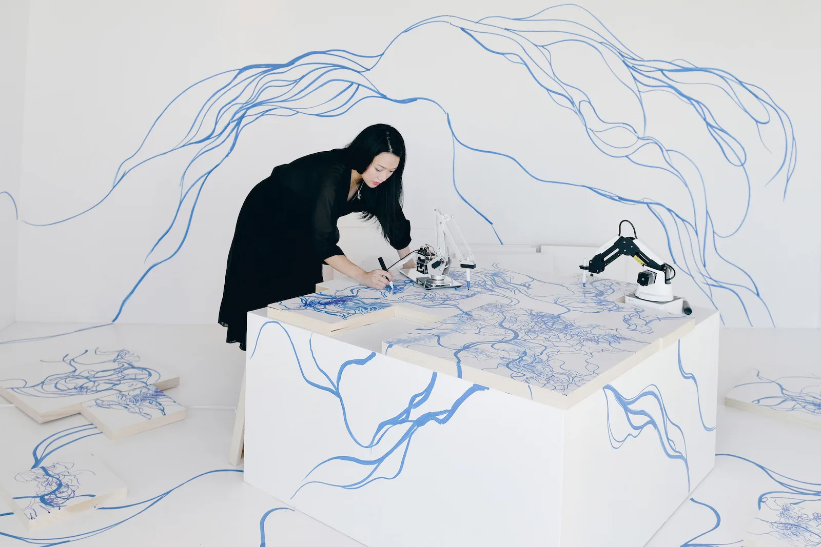 Image relating to Sougwen Chung: Drawing with Robotic Systems